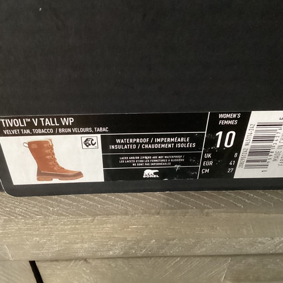 Sorel Women's Tivoli V Tall Waterproof Boots, size 10 - Picture 5 of 8